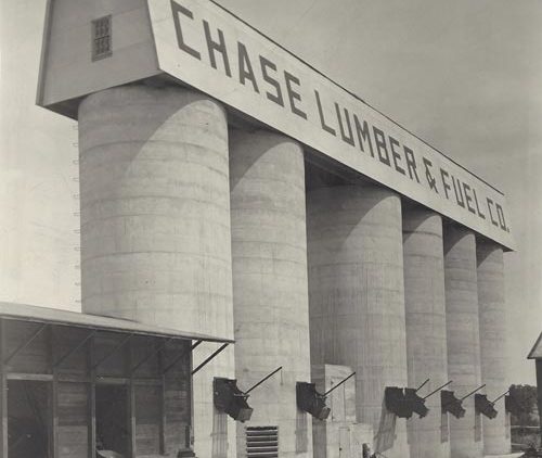 Chase Lumber Silos 1939