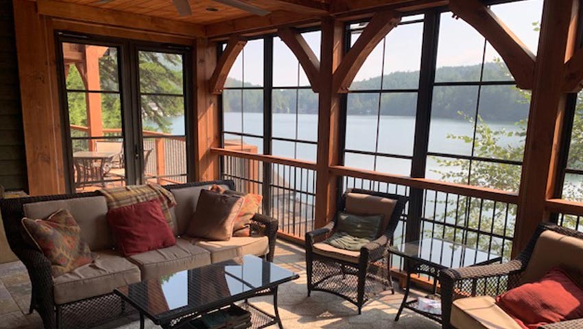 From deck, screened porch to three season room. How one can ...